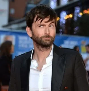 🤨 emoji David Tennant🤍. Telegram sticker 5 of 42
