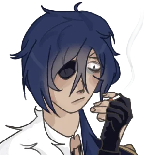 😐 emoji Будни Кэйи Telegram sticker 7 of 10