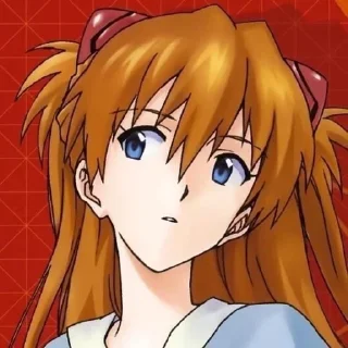😶 emoji Asuka Langley from @griifithh Telegram sticker 5 of 116
