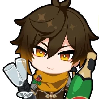 🍾 emoji Yeah, I did it. Telegram sticker 2 of 92