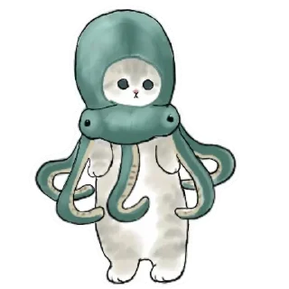 🐙 emoji ♡ котята ♡ Telegram sticker 10 of 33