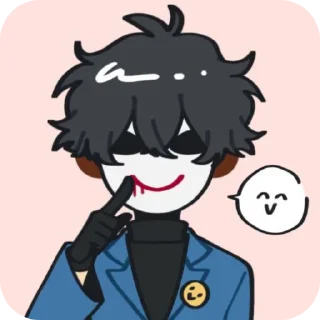 🐱 emoji крипипаста @stickers_oma Telegram sticker 6 of 111