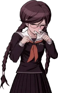 🤧 emoji Toko Fukawa @M4kosSt1ck Telegram sticker 18 of 119