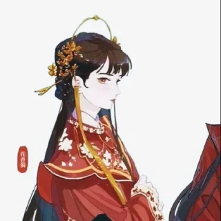 Sticker from qihua👩🏻‍❤️‍💋‍👩🏻🌸⚔️ :: @Xie_Mei