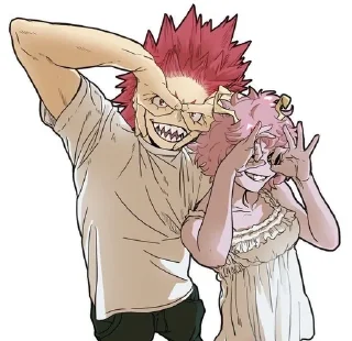 Sticker from Kirishima and Mina