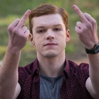 🖕 emoji хуй Telegram sticker 12 of 115