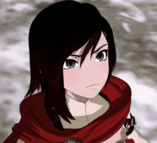 ❌ emoji RWBY 🔴⚪️⚫️🟡 Telegram sticker 7 of 58