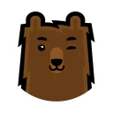 😉 emoji Grizzly Guru Telegram sticker 11 of 16
