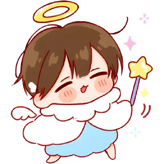 🤩 emoji Ангел/демон кун @Nyasticks Telegram sticker 8 of 34