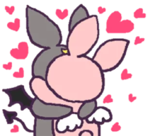 ☁️ emoji ໒  ангел и демон ┄ @bryrin ₊   ˚ Telegram sticker 15 of 37