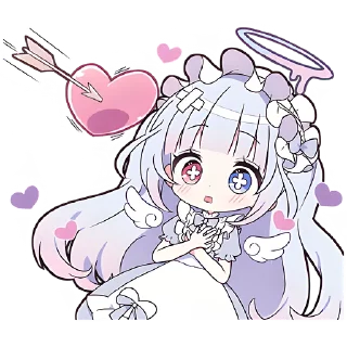 💘 emoji Плакса-ангел @Nyasticks Telegram sticker 11 of 41