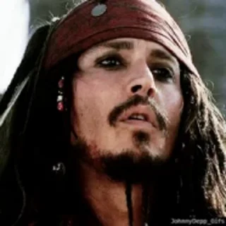 😏 emoji Johnny Depp @stickersb2b Telegram sticker 7 of 35
