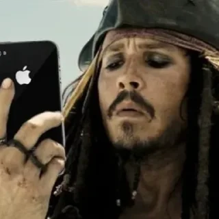🤙 emoji Johnny Depp🤎 Telegram sticker 13 of 40
