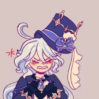 🌟 emoji Furina3 @NiigoMiku Telegram sticker 22 of 120