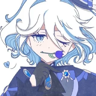 🌟 emoji Furina3 @NiigoMiku Telegram sticker 12 of 120