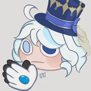 🌟 emoji Furina3 @NiigoMiku Telegram sticker 19 of 120