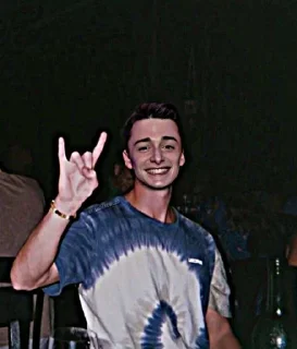 🤘 emoji Noah Schnapp Telegram sticker 16 of 30
