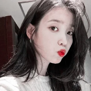 😗 emoji IU by @lovestikerpacks Telegram sticker 18 of 30
