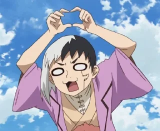 ♥️ emoji Dr.Stone Telegram sticker 3 of 24