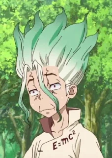 😗 emoji Dr.Stone Telegram sticker 13 of 24
