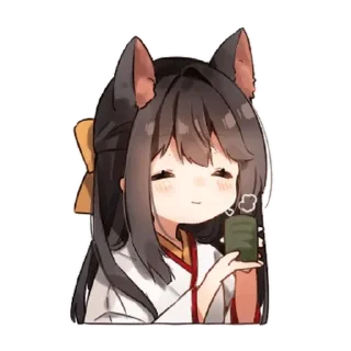 🍵 emoji Милашечка :: @Sawakoami Telegram sticker 8 of 119