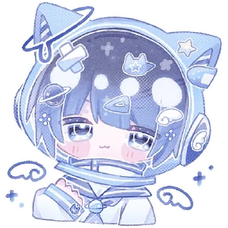 ☺️ emoji Космический котик @Nyasticks Telegram sticker 9 of 17