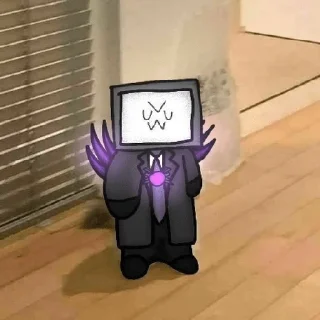 😈 emoji Tvman titan Telegram sticker 8 of 8