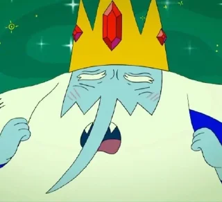 😣 emoji ice king 🧊 Telegram sticker 5 of 91