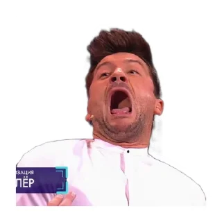 😦 emoji Сергей Лазарев Telegram sticker 15 of 30