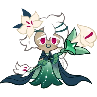 🌷 emoji White Lily Cookie! Telegram sticker 9 of 34