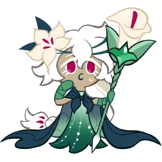 🌷 emoji White Lily Cookie! Telegram sticker 8 of 34