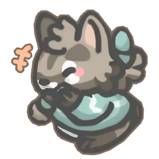🤭 emoji Одиссея Цуки Telegram sticker 22 of 57