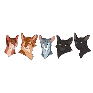 👨‍👩‍👧‍👦 emoji Warrior Cats Stickers Telegram sticker 14 of 44