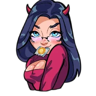 👄 emoji angel Telegram sticker 5 of 14