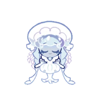 🪼 emoji Frilled Jellyfish cookie Telegram sticker 13 of 18