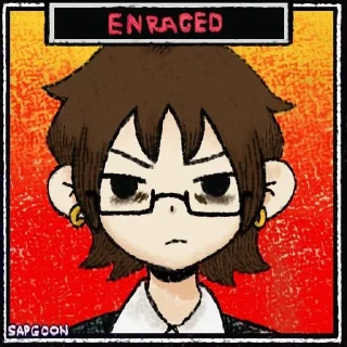 😠 emoji Тапочка Стасик, but is ОМОРИ Telegram sticker 8 of 19