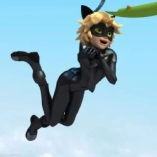 😍 emoji ladybug and super cat Telegram sticker 16 of 70