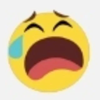 😢 emoji Вайбер Telegram sticker 11 of 48