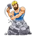 👷 emoji Sport Guy Telegram sticker 22 of 30