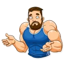 🤷‍♂️ emoji Sport Guy Telegram sticker 6 of 30