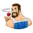 🌹 emoji Sport Guy Telegram sticker 7 of 30