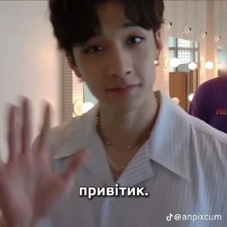 👋 emoji Бан Крисстофер Чан ❤️✨🌸 Telegram sticker 11 of 88