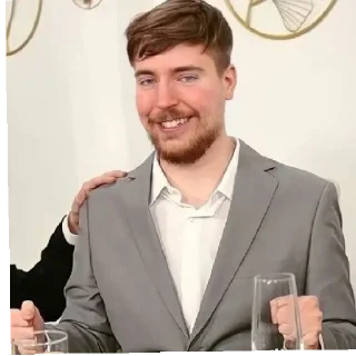 🥂 emoji Mr Beast Telegram sticker 18 of 22