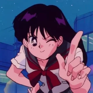 😉 emoji Sailor_Mars Telegram sticker 1 of 95