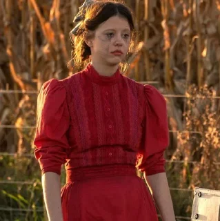 😰 emoji Mia Goth is mothering Telegram sticker 6 of 75