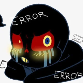 😮‍💨 emoji Error Sans Telegram sticker 16 of 117