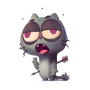 ☠️ emoji котёнок Таффи Telegram sticker 24 of 34