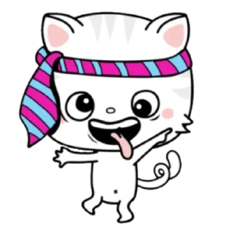 🤪 emoji Котёнок туффио Telegram sticker 6 of 13