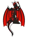 😟 emoji DrakEmono by @CrazySnep & QuillMoon Telegram sticker 22 of 25