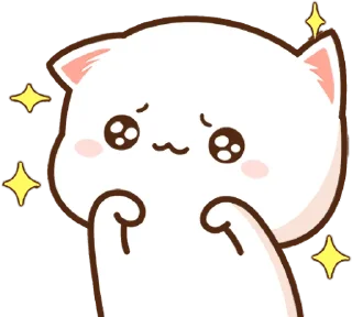 🤩 emoji Mochi Mochi Peach Cat :: @line_stickers Telegram sticker 19 of 48